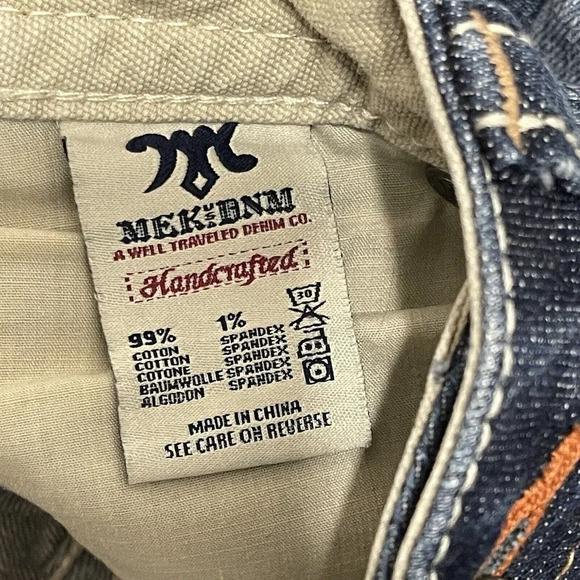 Buckle MEK DNM Distressed Low Rise Frisco Boot cut Denim Jean Size 27 - Picture 8 of 10